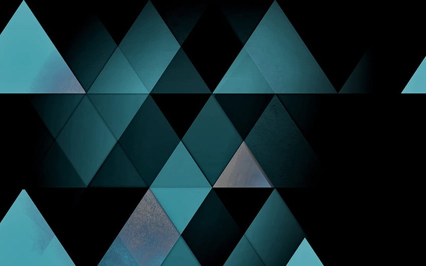 Синьо-зелена абстракция - , Синьо-зелена абстрактен фон върху прилеп, готина тюркоазена абстракция HD тапет