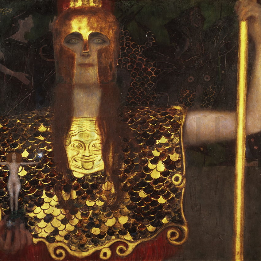 Klimt, Gustav - Minerva oder Pallas Athene - & HD-Handy-Hintergrundbild