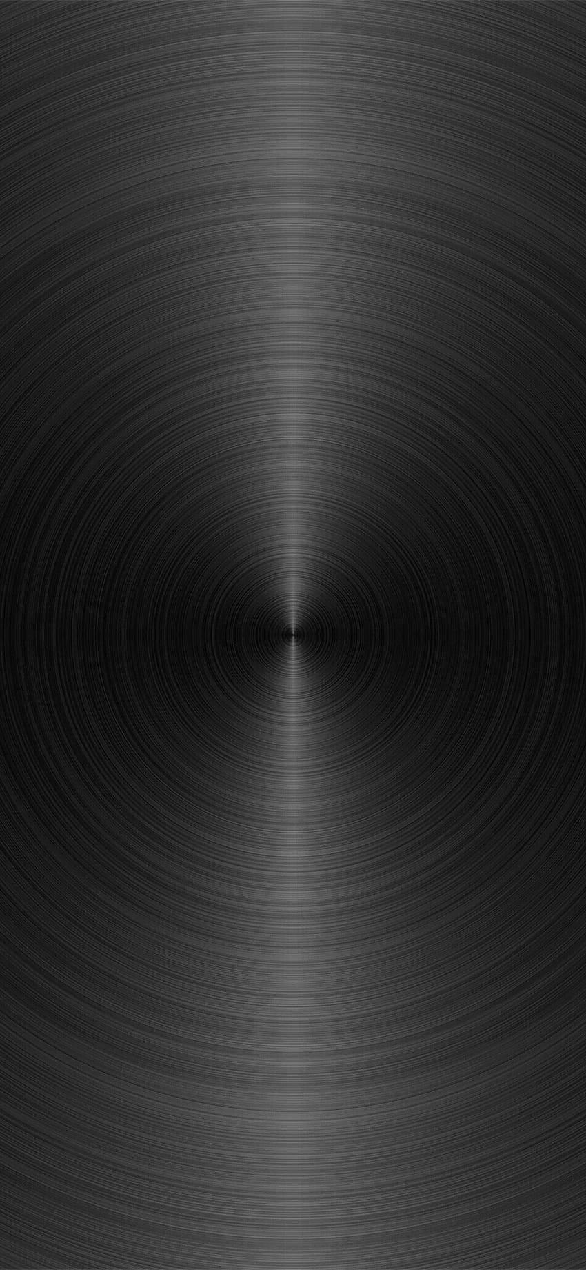 Modello di trama rotonda cerchio metallico grigio scuro Sfondo del telefono HD