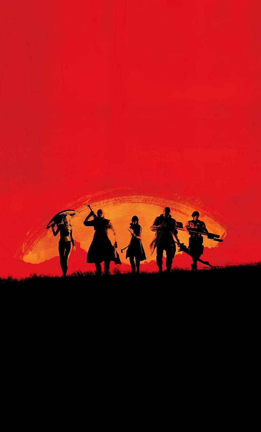 Devil May Cry 5, Red Dead Redemption 2, video game, minimal, art , , iPhone 6 Plus HD phone wallpaper