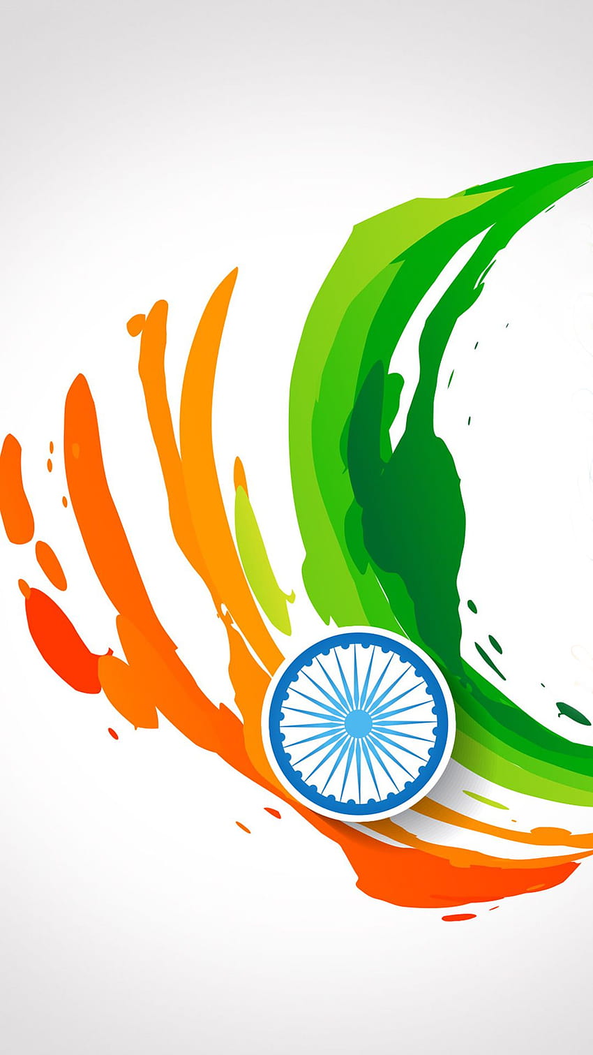 Tricolour Flag Wallpaper 4K Indian Flag National flag 1542
