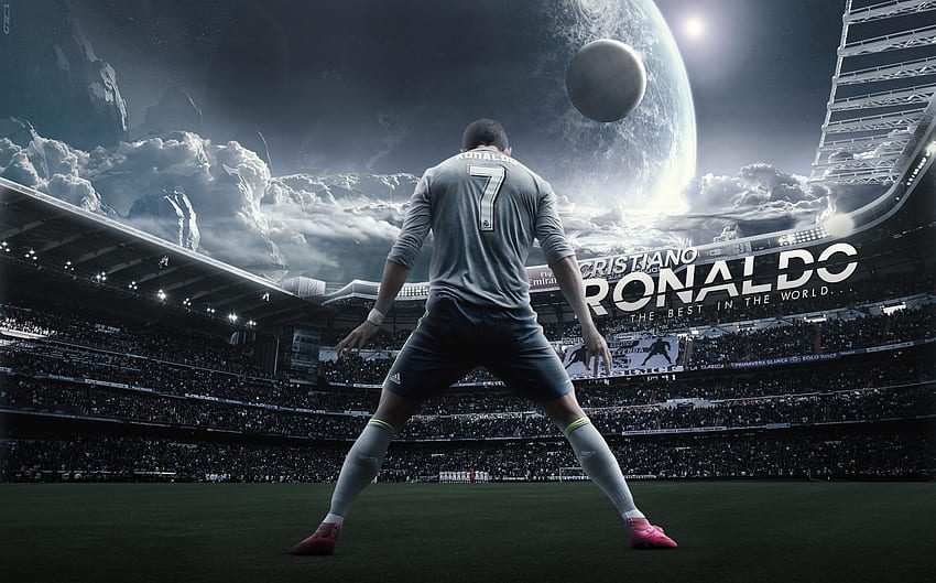 Với hình nền Cristiano Ronaldo nghệ thuật của Danialgfx, bạn sẽ được thánh CR7 cổ vũ và truyền năng lượng cho mỗi ngày mới.