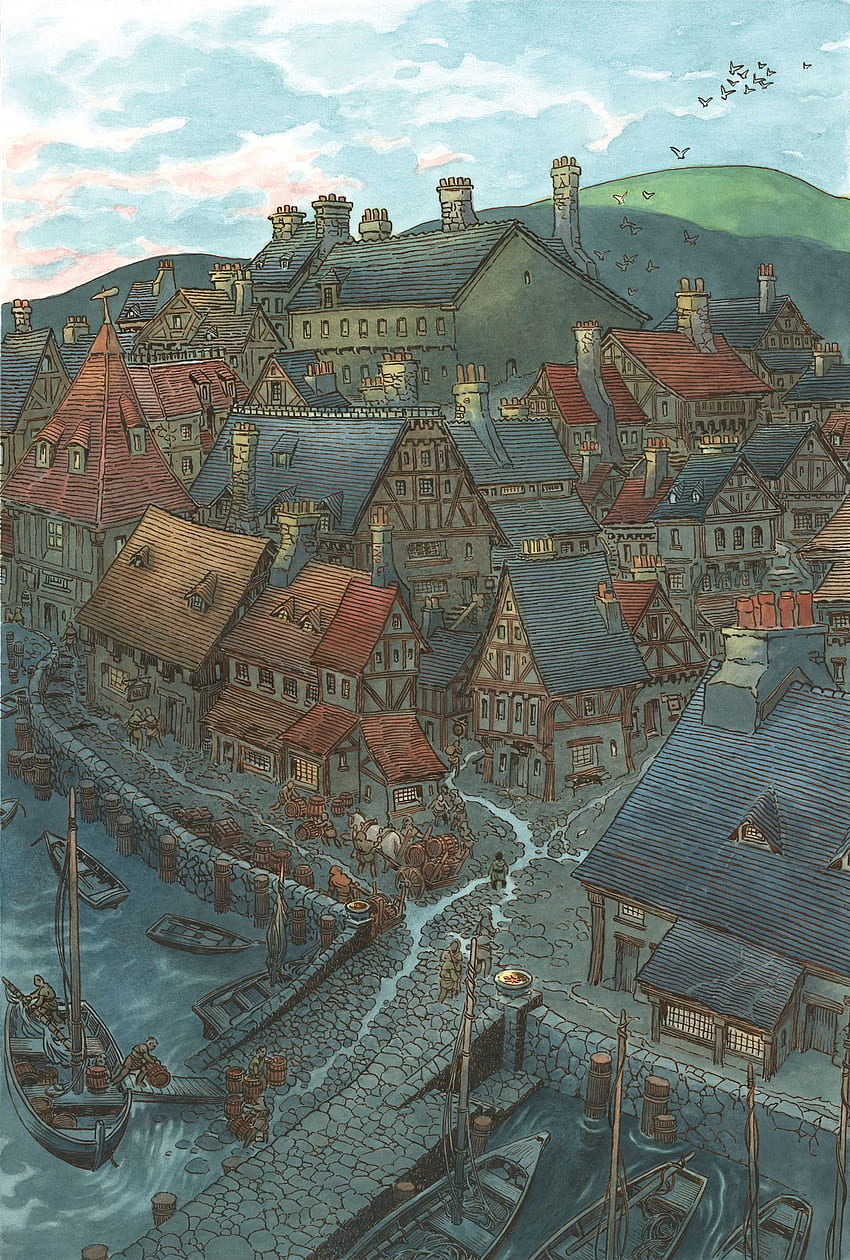 Esta coleção ilustrada dos livros Earthsea de Ursula K. Le Guin, Tales From Earthsea Papel de parede de celular HD