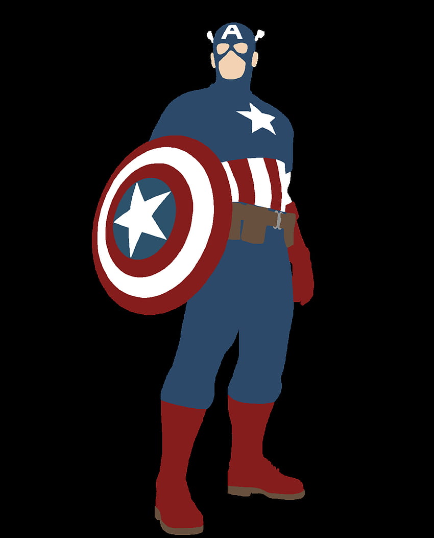 Captain America Iron Man Spider Man Superhero Silhouette Captain Marvel Png 1024*1268 Transparent Captain America Png . Bibliothèque d's clipart Fond d'écran de téléphone HD