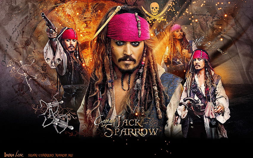 Karayip Korsanları Duvar Kağıdı, Jack Sparrow HD duvar kağıdı