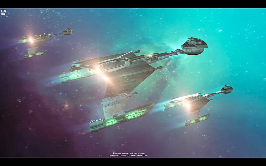 Star Trek Klingonischer Warbird, Star Trek Computer HD-Hintergrundbild