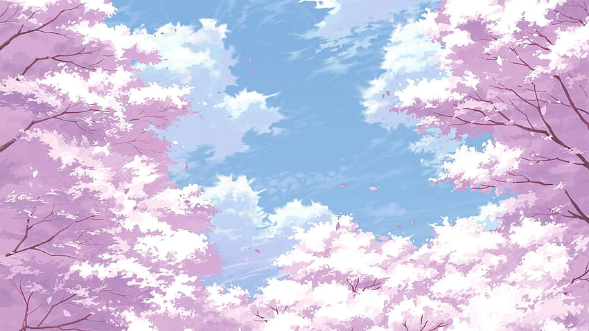 Árvore de cerejeira, Sakura Tree Anime papel de parede HD