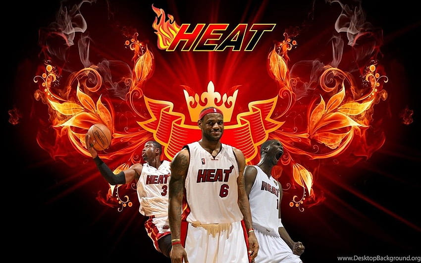 LeBron James Miami Heat Nowe tło Tapeta HD