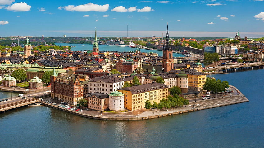 Stockholm İsveç, Yüksek Sahil İsveç HD duvar kağıdı