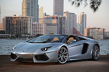 Silver lamborghini aventador HD wallpapers | Pxfuel