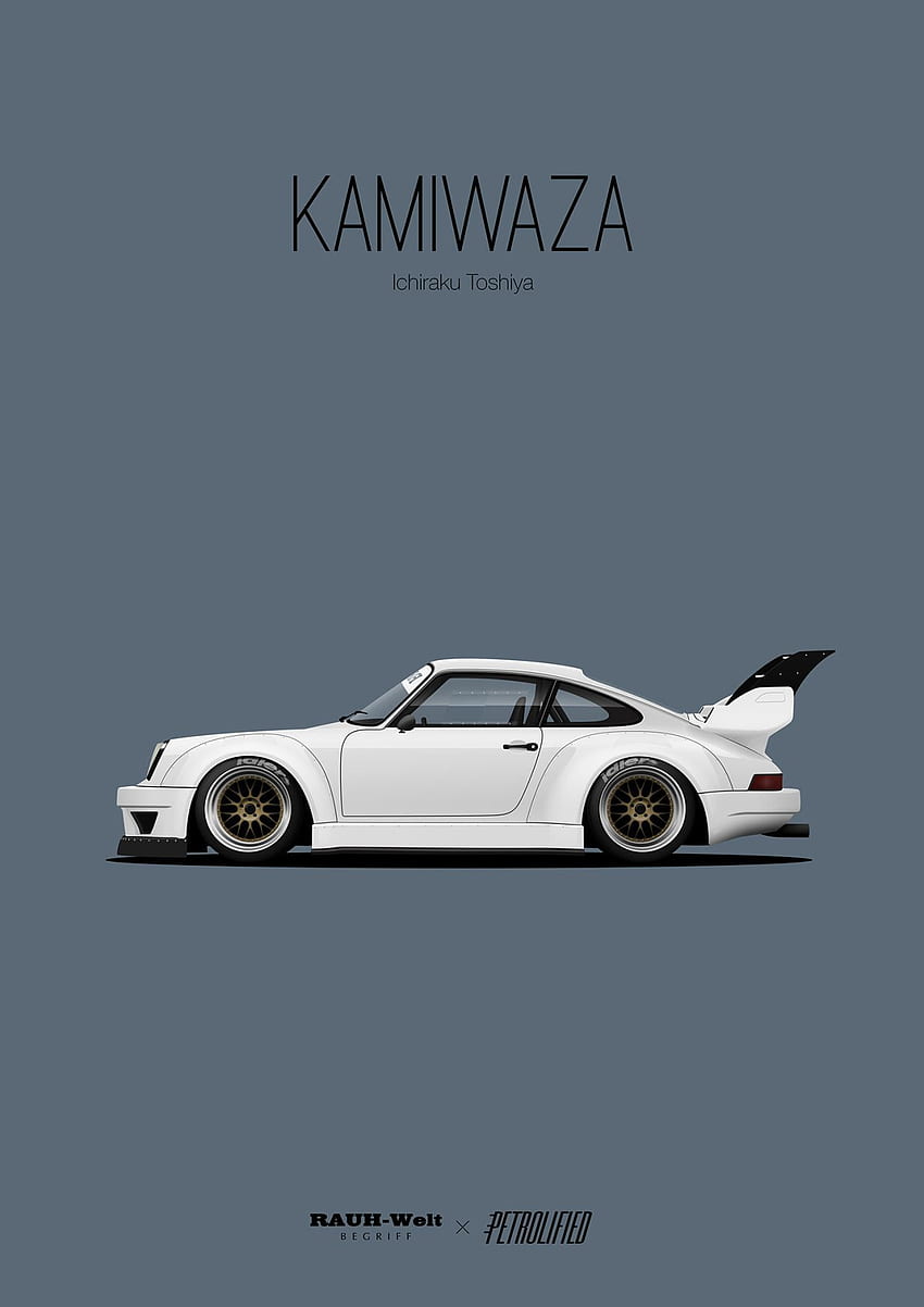 rwb. Porsche, Automotive artwork, Car drawings, RWB iPhone HD phone wallpaper