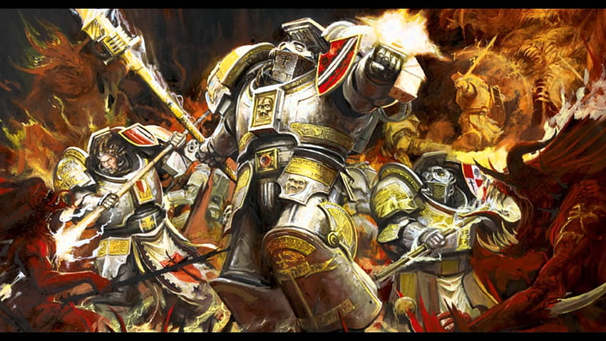 Warhammer 40K Caballeros grises fondo de pantalla