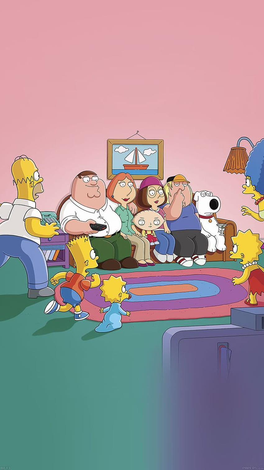 Family Guy iPhone แฟมิลี่กาย ไบรอัน วอลล์เปเปอร์โทรศัพท์ HD