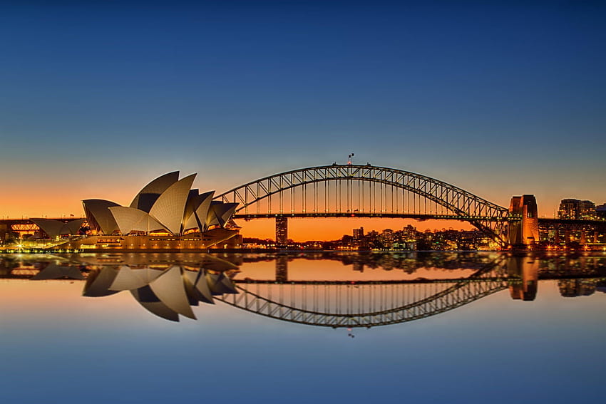 Oper und Harbour Bridge, Sydney – Schönster, schöner November HD-Hintergrundbild
