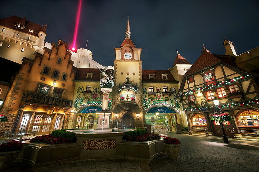Disneyland USA Walt Disney World Epcot Center Deutschland HD-Hintergrundbild
