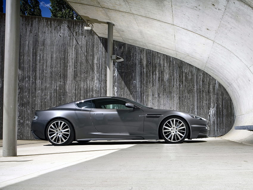 Auto, Aston Martin, Cars, Grey, Side View, Dbs, 2009 HD wallpaper