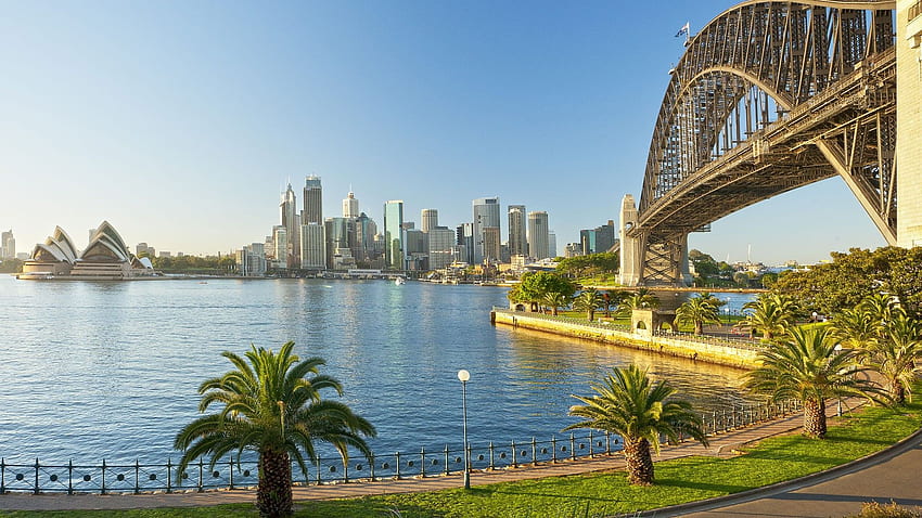 Sydney Harbour Bridge Landschaft, Australien Landschaft HD-Hintergrundbild