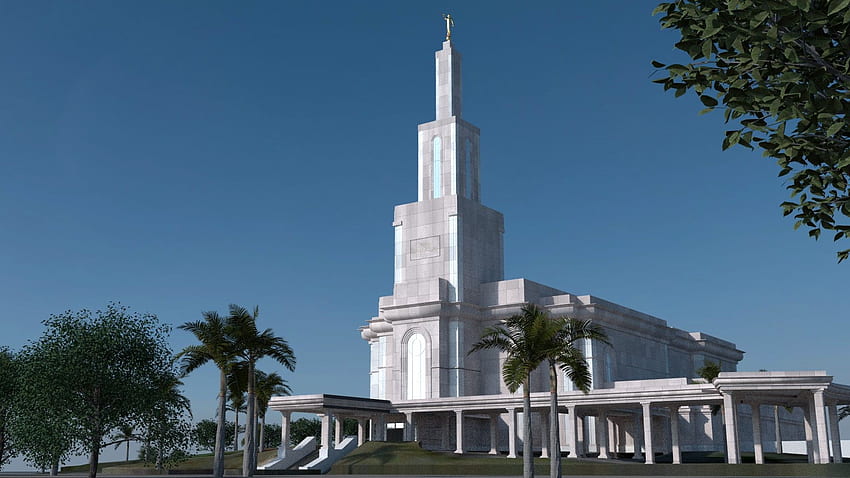 Santo Domingo Dominican Republic. 3D Church of Jesus Christ Temples HD wallpaper