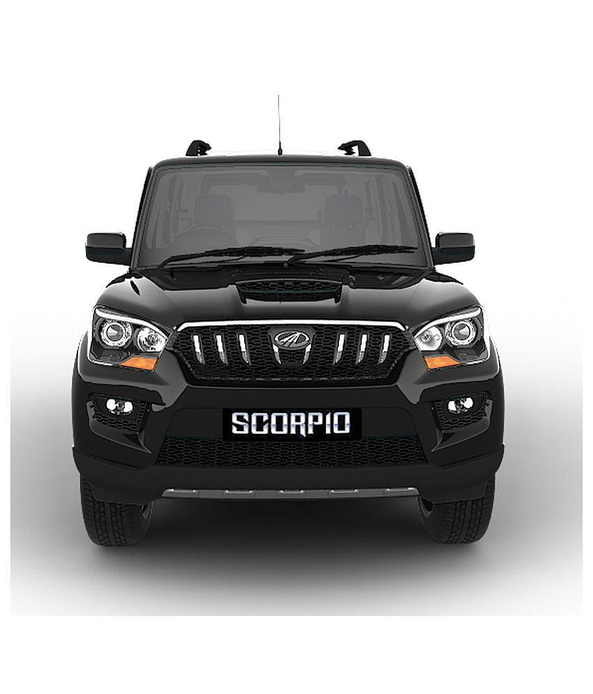 Black Scorpio Car Impresionante Mahindra El - Nuevo fondo de pantalla del teléfono