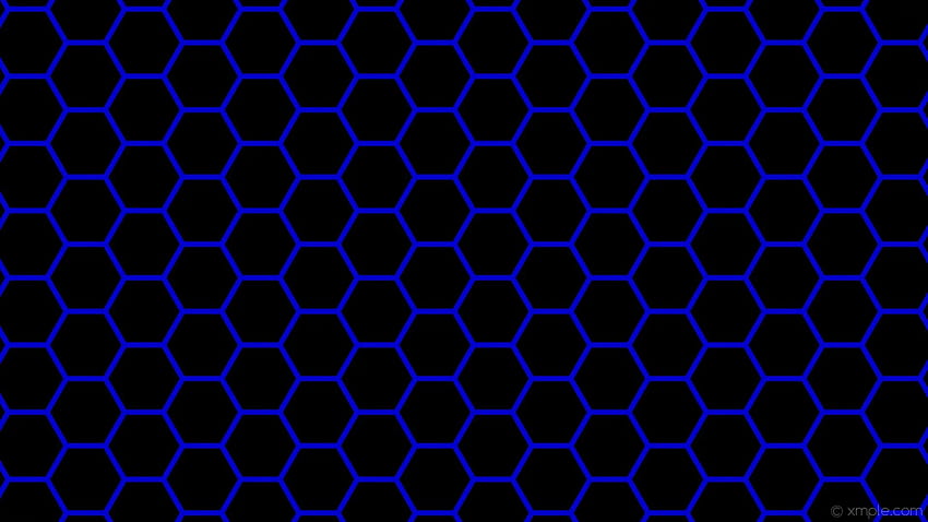 Blue Honeycomb, Blue Hexagon HD wallpaper