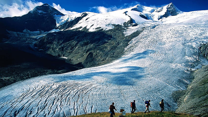 glacier alaska mountain rock usa, Alaska Mountains Winter HD wallpaper