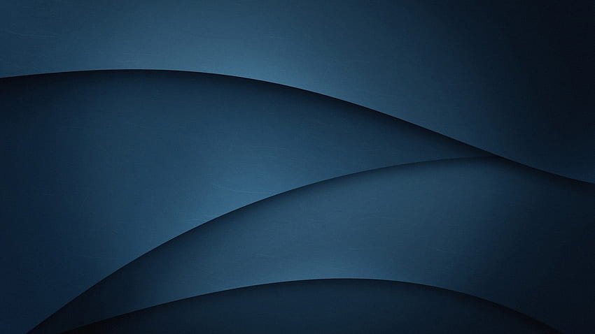 biru tua, gradien, abstrak, aliran gelombang, minimalis, tablet, laptop, , latar belakang, 3858, Gelombang Minimalis Wallpaper HD