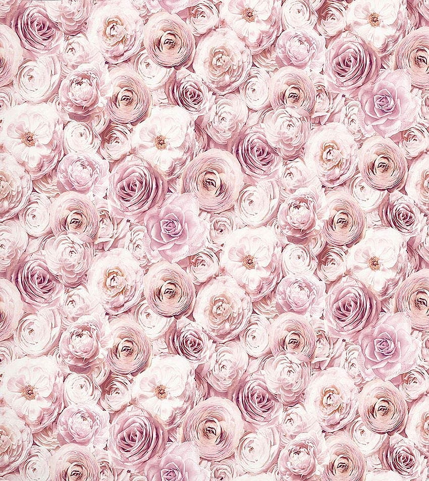YöL Wild Rose Floral Blush Pink Blütenblätter Blumen 3D HD-Handy-Hintergrundbild