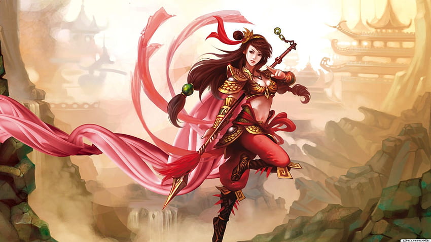 tv chinese girl warrior anime