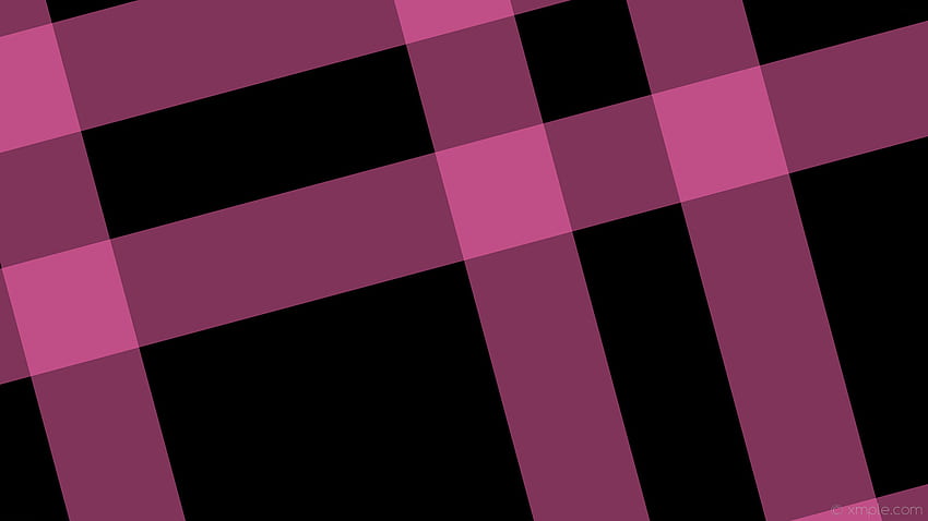 핑크 블랙 듀얼 깅엄 스트라이프 핫 핑크 HD 월페이퍼