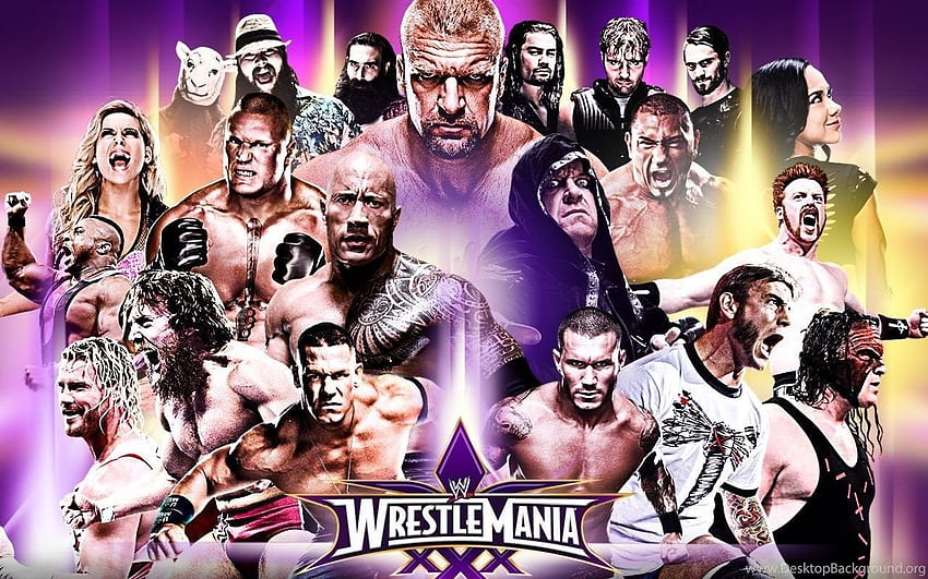WWE Wrestlemania 30 Years In The Making WWE . Background HD wallpaper |  Pxfuel