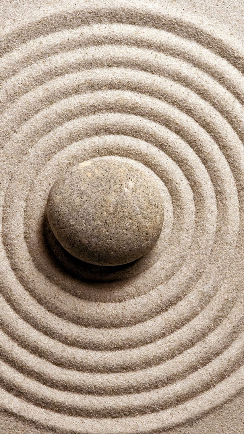 pierre, sable, harmonie, zen. bouddha, Zen iPhone Fond d'écran de téléphone HD