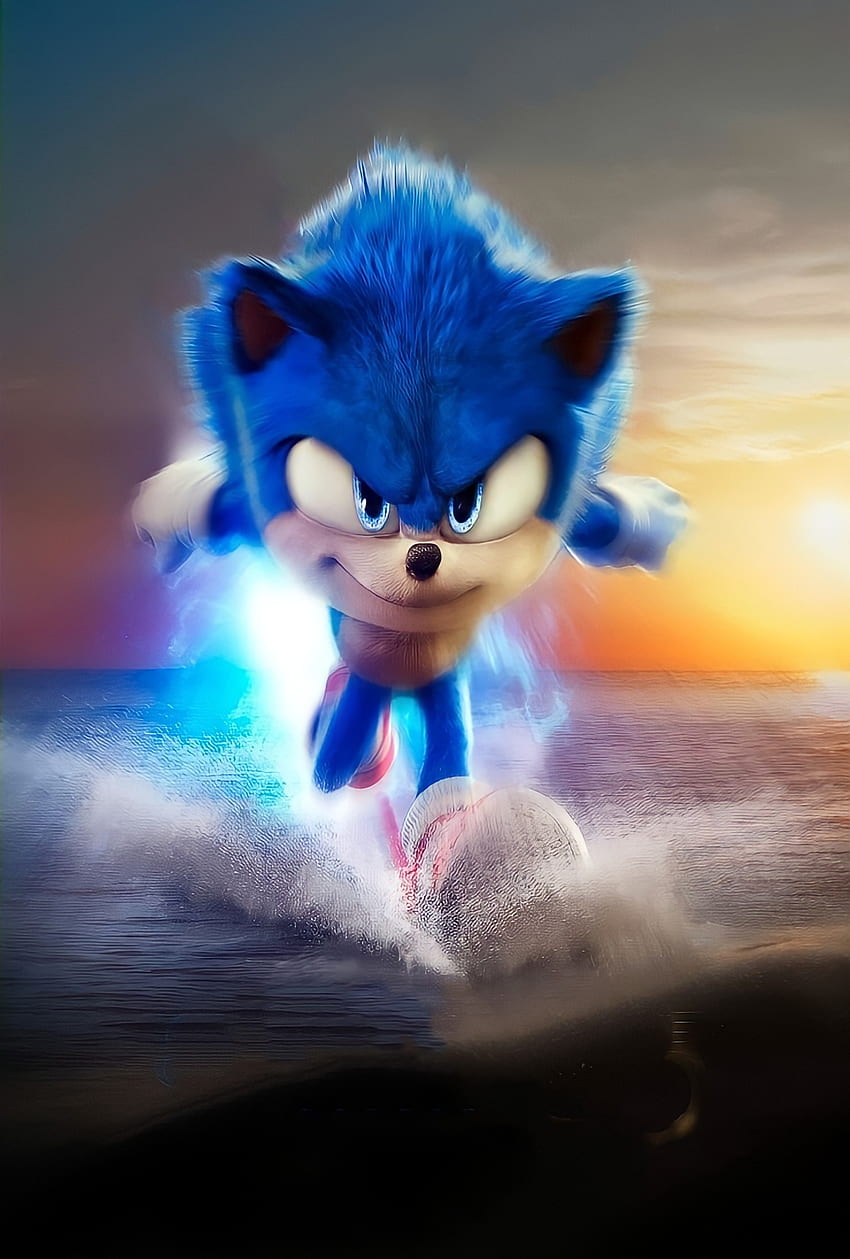 Corra, Sonic The Hedgehog, filme de ficção científica, 2022 Papel de parede de celular HD