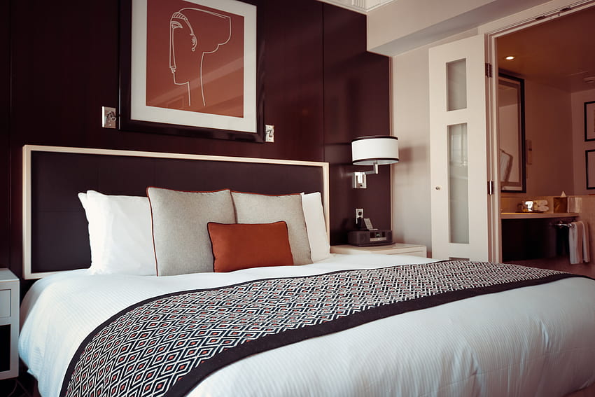 Interior, , , Design, Room, Furniture, Bed, Hotel HD wallpaper