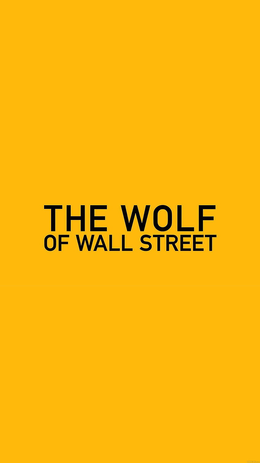 iPhone 6 - El lobo de Wall Street y antecedentes fondo de pantalla del teléfono
