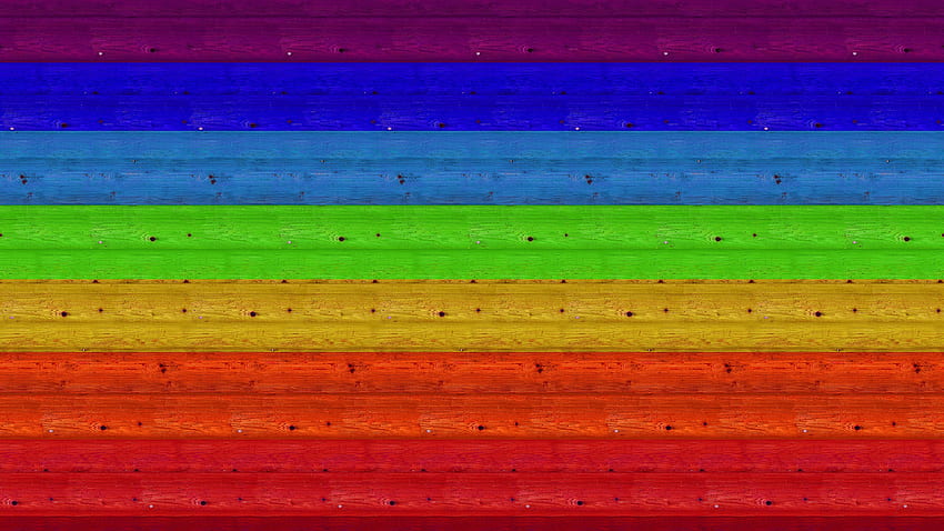 multicolored, boards, texture, wall, Rainbow Flag HD wallpaper