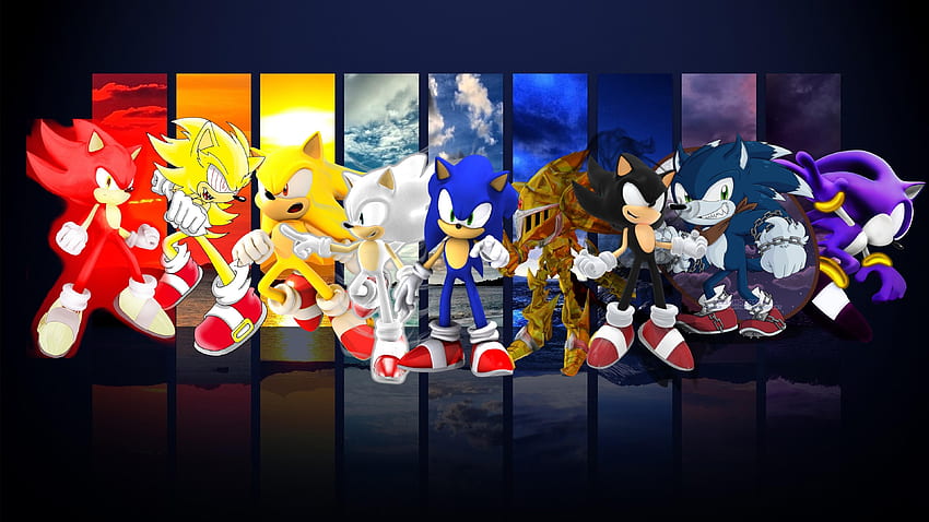 Silver the Werehog, Sonic and Shadow HD wallpaper