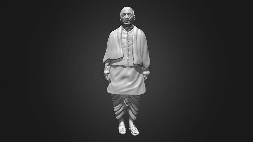 Statue Of Unity ( SARDAR PATEL ) - 3D model HD wallpaper