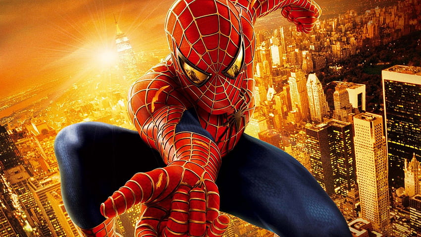Spider Man 2 . Background ., Spider Man 2002 HD wallpaper