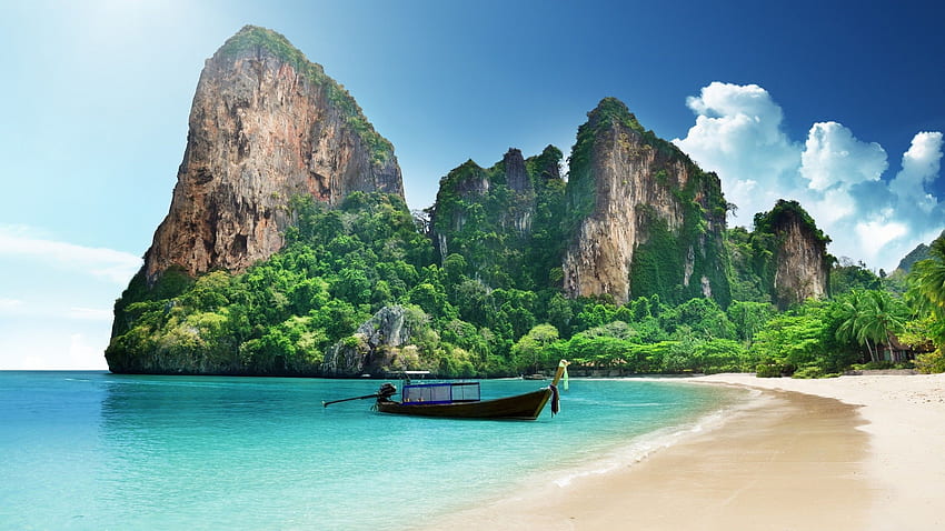 ชายหาดไทย ความละเอียด 1440P , , พื้นหลัง และ 2560 X 1440 ทะเล วอลล์เปเปอร์ HD