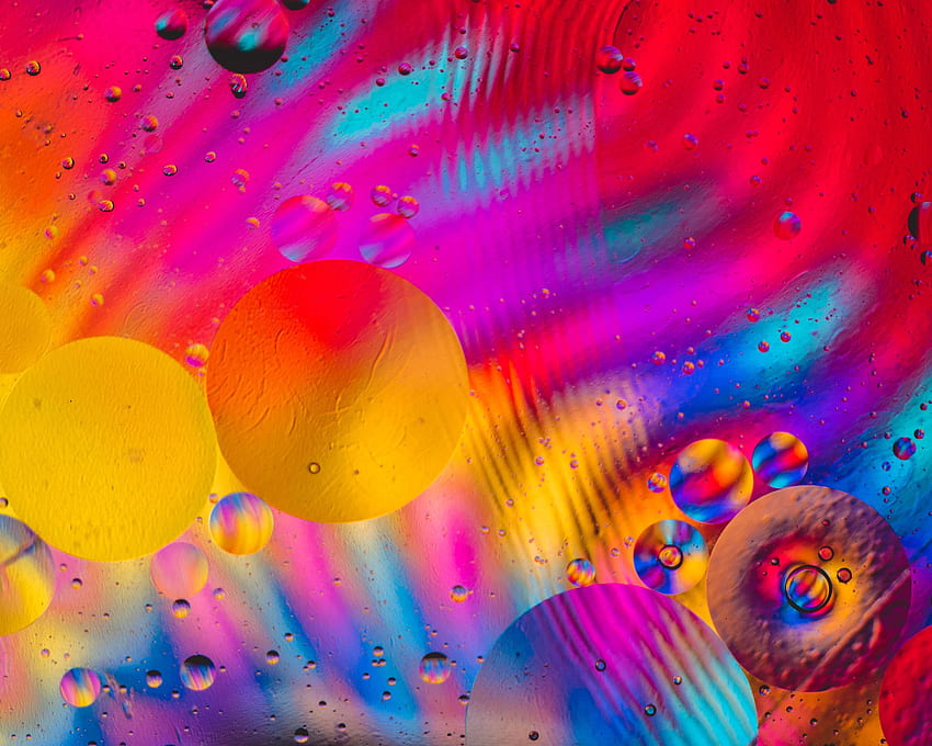 Abstract Drops Circles Multicolored Motley Hd Wallpaper Pxfuel 5443