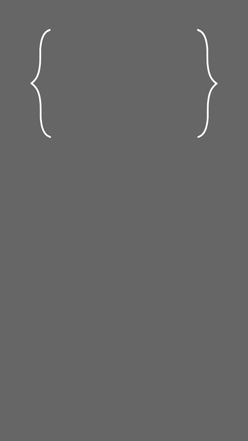 iPhone 6 Plus lock screen . Minimal gray with white clock HD phone wallpaper