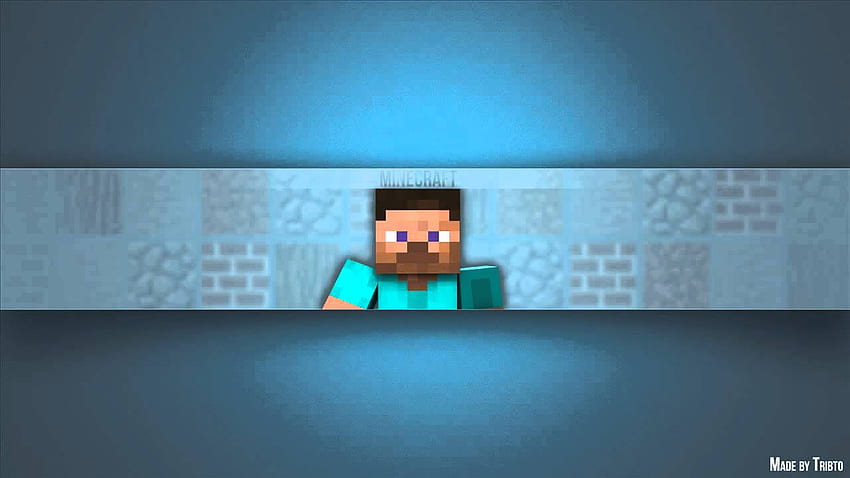 Banner do Youtube do Minecraft, perfil do Youtube papel de parede HD