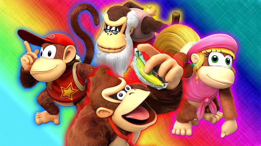 Title Video Game Donkey Kong Country - Donkey Kong Song - -, Donkey Kong Country 2 HD wallpaper