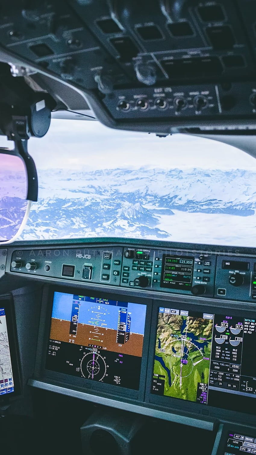 Swiss C Series A350 Cockpit IPhone HD phone wallpaper