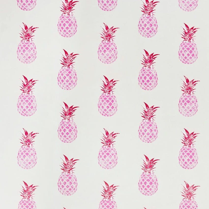 Pineapple Pink, Pineapple Print HD phone wallpaper