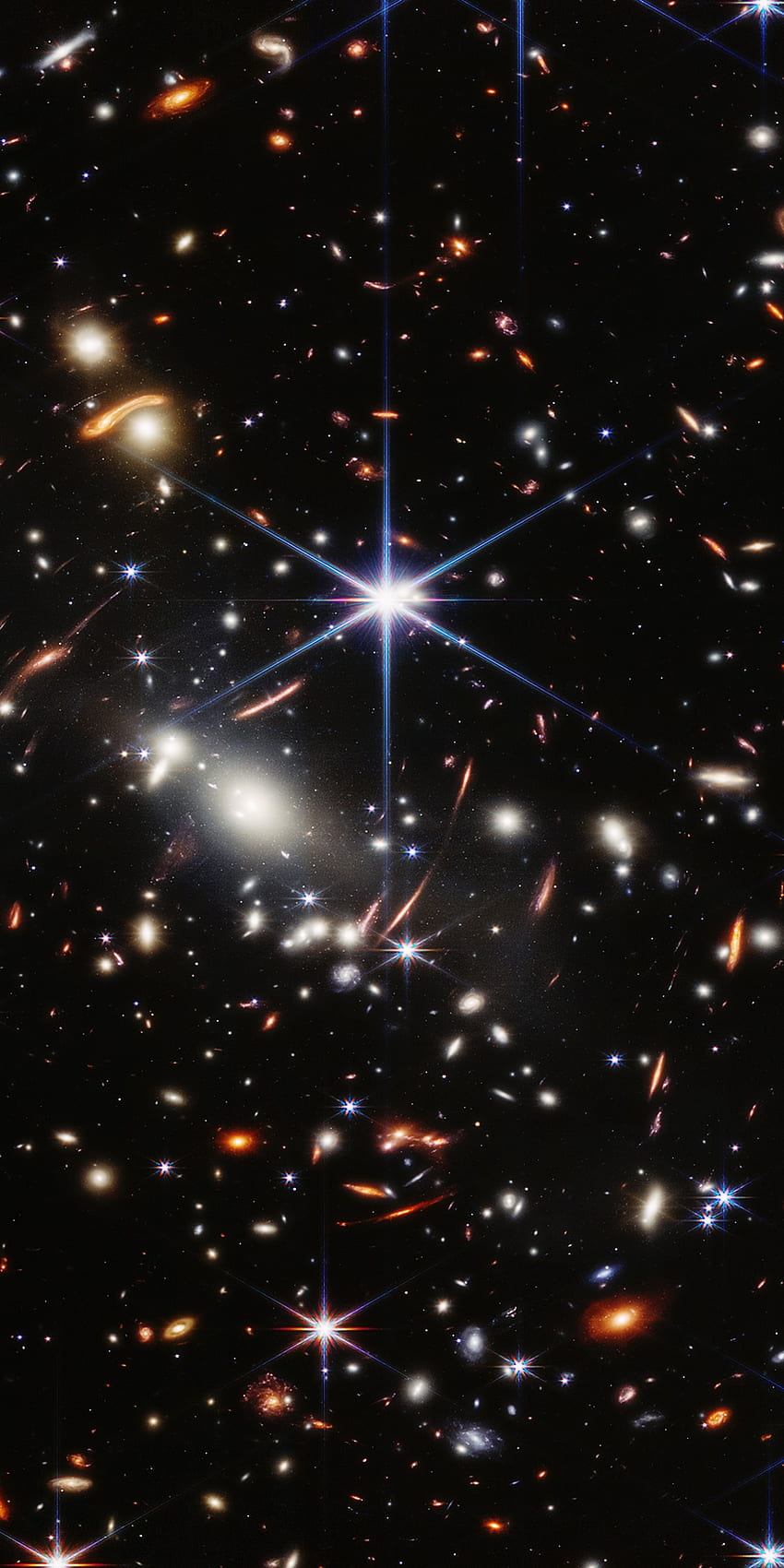 Weltraum, Galaxie, Teleskop, James, Atmosphäre, Sterne, Webb, Universum, Schwarz HD-Handy-Hintergrundbild
