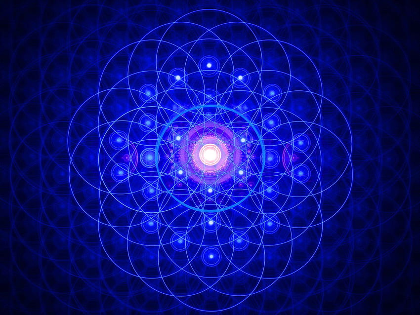 Flower of Life, Psychedelic Flowers HD wallpaper