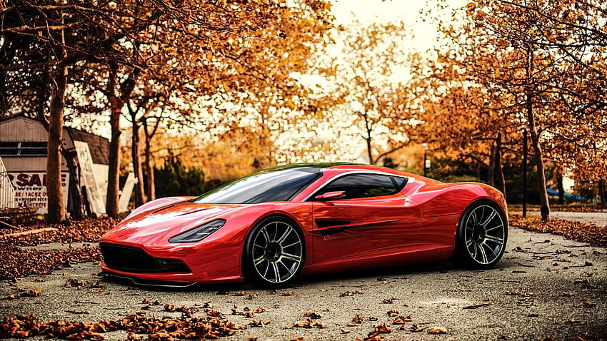 Aston Martin DBC and Background, 2013 Car HD wallpaper