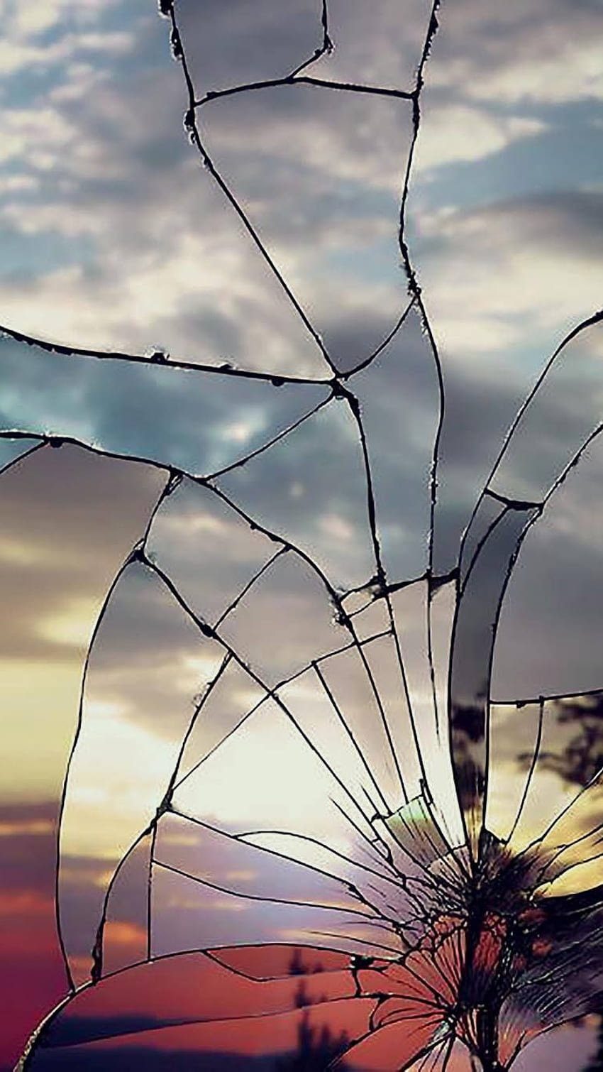 Glass Broken, Crack Glass HD phone wallpaper
