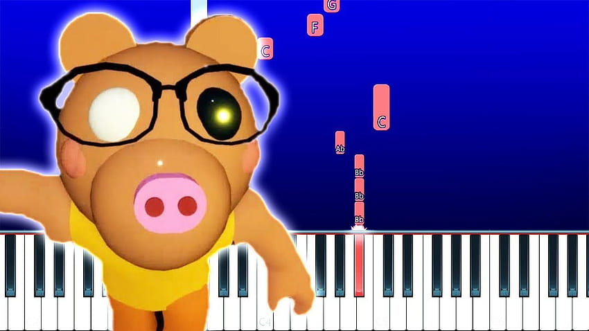 Piggy Roblox - Pony Sound (Piano Tutorial) HD wallpaper